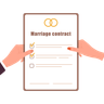 illustrations for marriage contract
