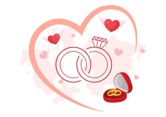 Marriage Day  Illustration