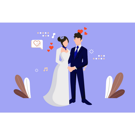 Married couple Illustration
