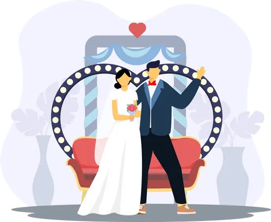 Married Couple  Illustration