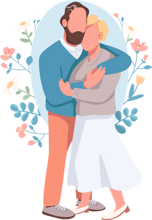 Married couple  Illustration