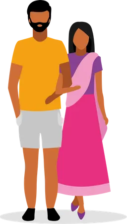 Married couple  Illustration