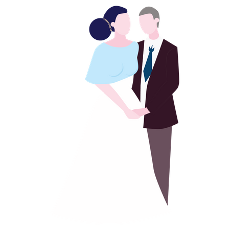 Married couple  Illustration