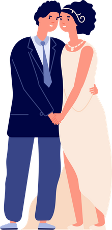 Married couple  Illustration