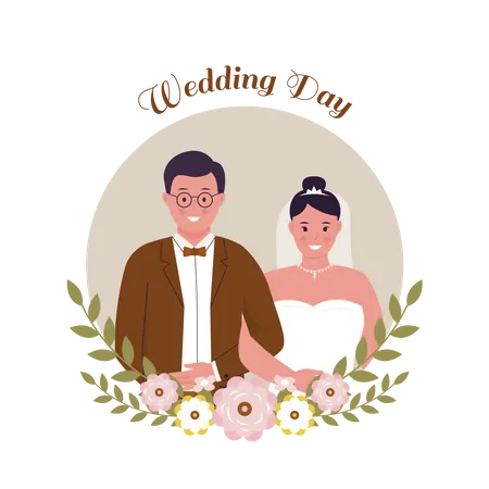 Married Couple  Illustration