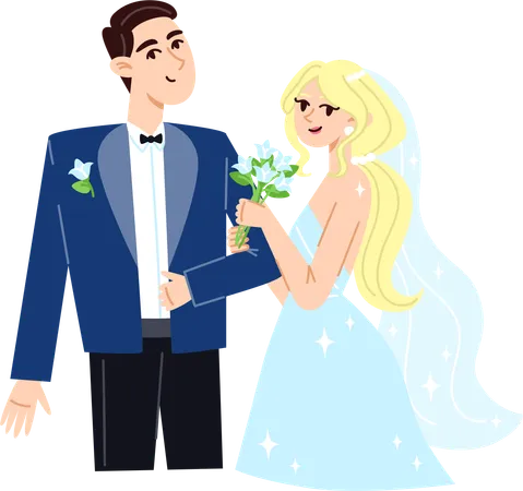 Married couple  Illustration