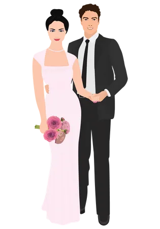 Married Couple  Illustration