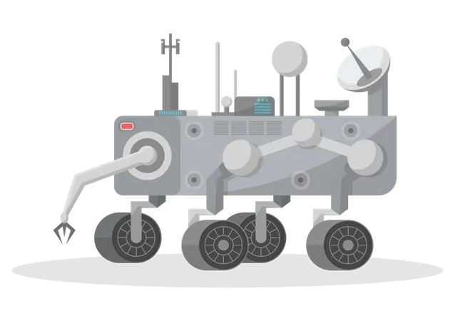 Mars Rover Illustration