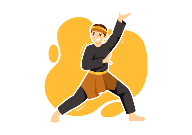 Martial Artist  Illustration