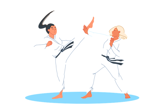 Martial Arts  Illustration