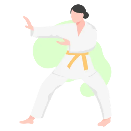 Martial arts Illustration