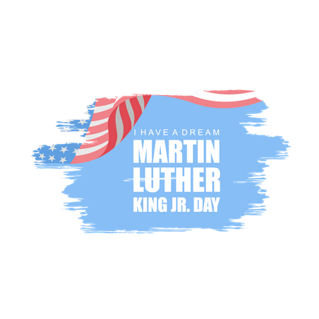 Martin Luther king day Illustration