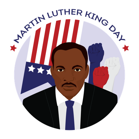 Martin Luther King  Illustration