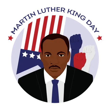 Martin Luther King  Illustration