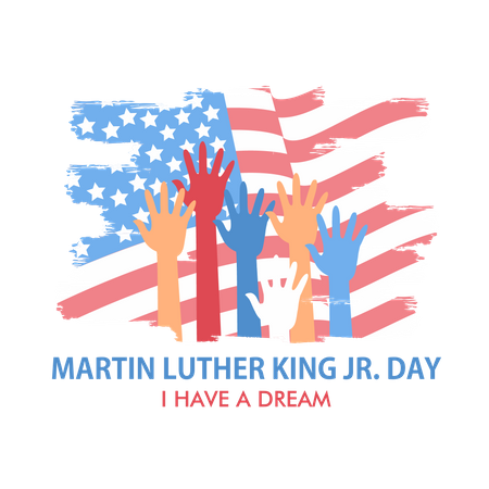 Martin Luther King Jr. Day Illustration