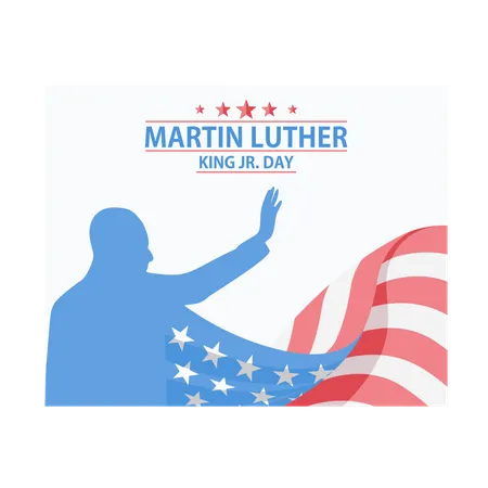 Martin Luther King Jr. Tag  Illustration