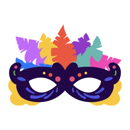 Máscara del festival  Ilustración
