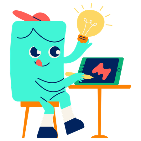 Mascot Creative Design  Illustration