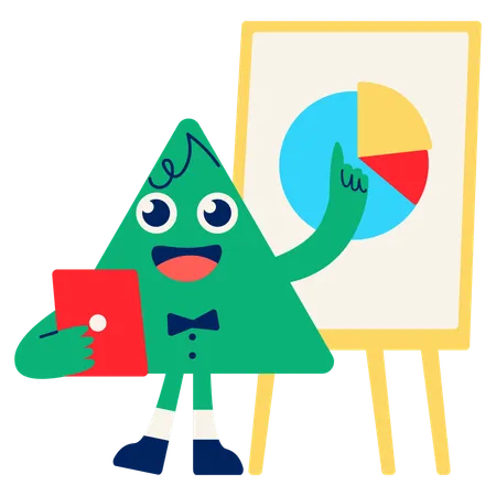 Mascot Presentation Time  Illustration