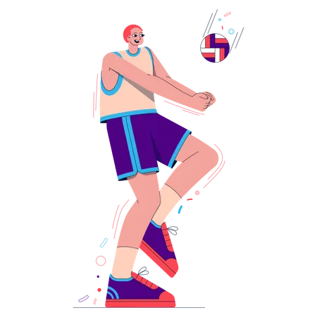 Volleyball masculin  Illustration