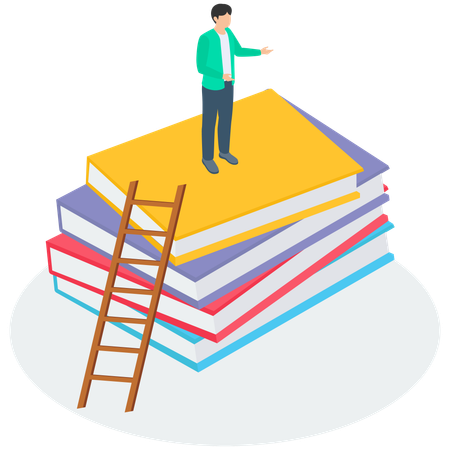 Masculino fazendo alvo educacional  Ilustração