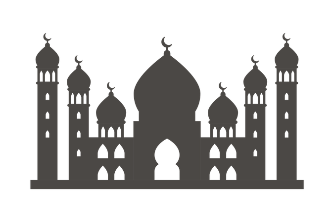 Masjid building  Illustration