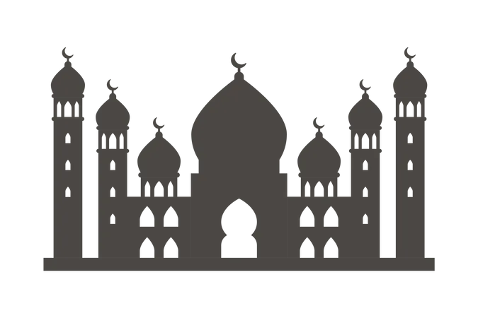 Masjid building  Illustration