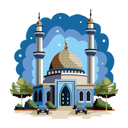 Masjid Negeri  Illustration