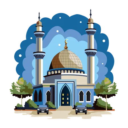 Masjid Negeri  Illustration