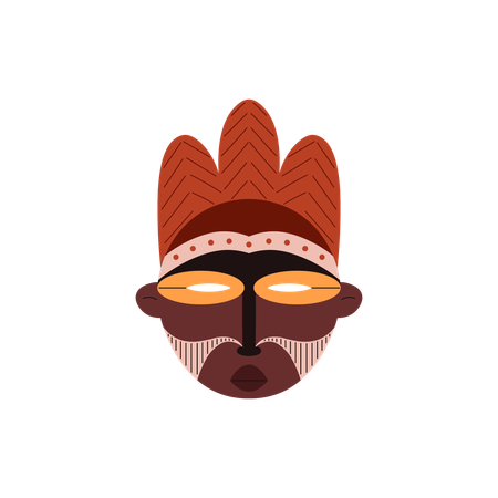 Masque tribal  Illustration