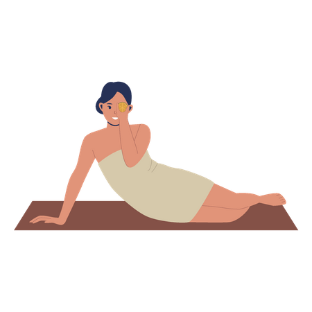 Massage and body spa  Illustration