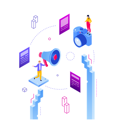 Massenmedien  Illustration
