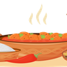 illustrations of garam masala