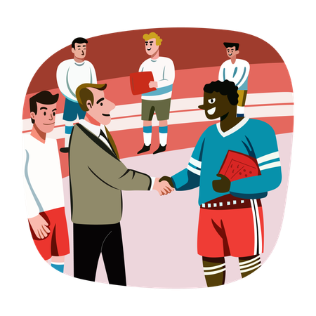 Match gagnant  Illustration