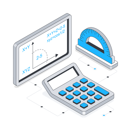 Matemática  Ilustração