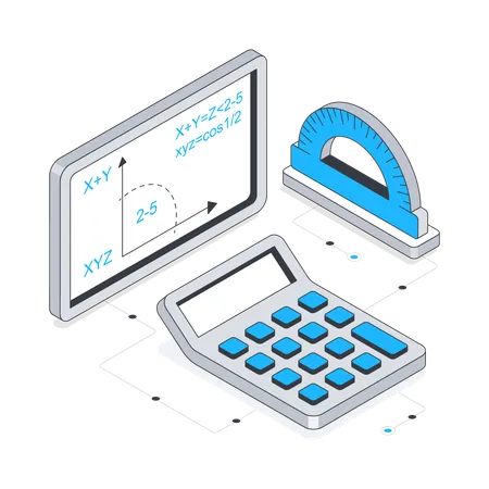 Matemática  Ilustração