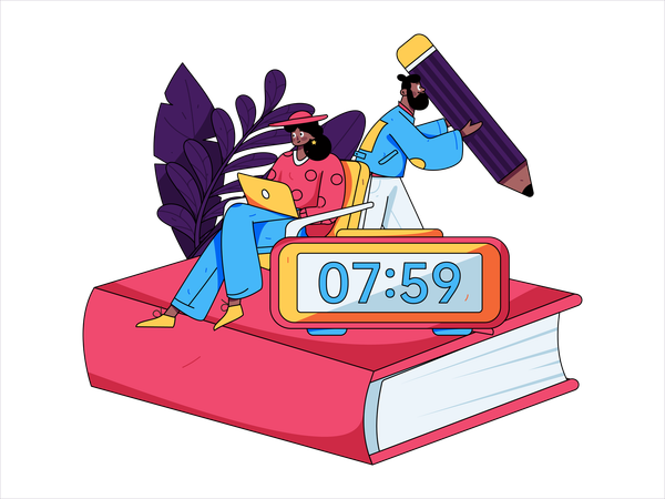 Math lecture  Illustration