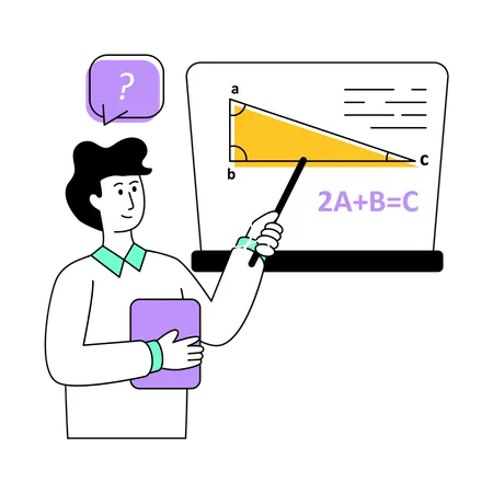 Math Lecture Illustration