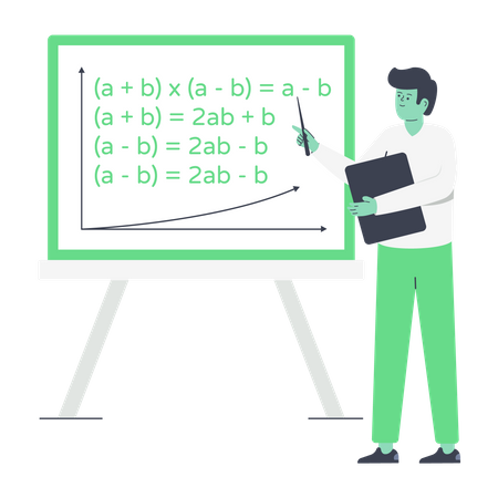 Math Lecture  일러스트레이션