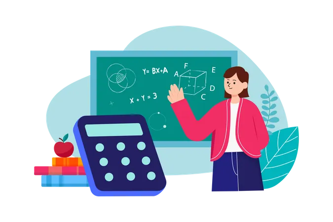 Math Presentation Illustration