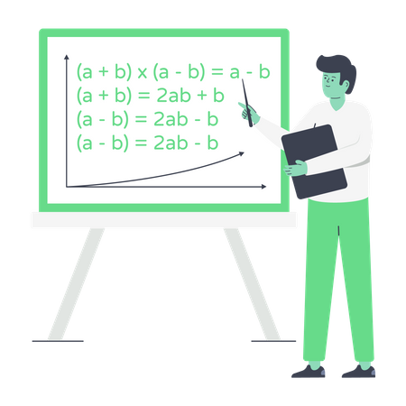 Mathematik-Vorlesung  Illustration