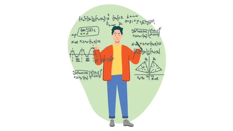 Mathe-Vorlesung  Illustration