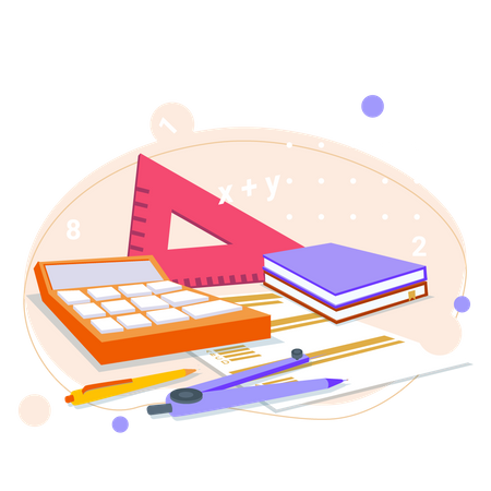 Mathematic Study  Illustration