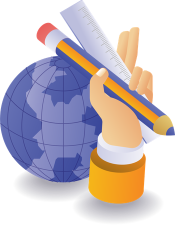 Mathematics geometrical class  Illustration