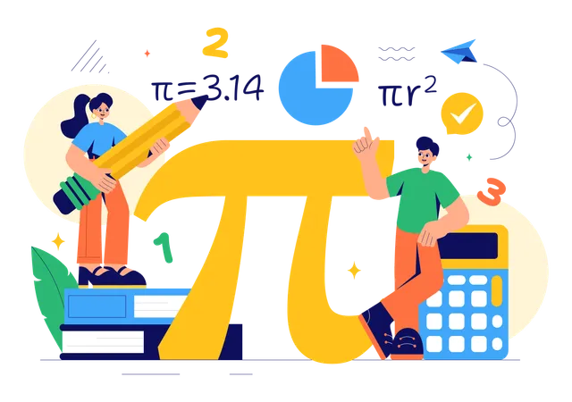 数学の学習  イラスト