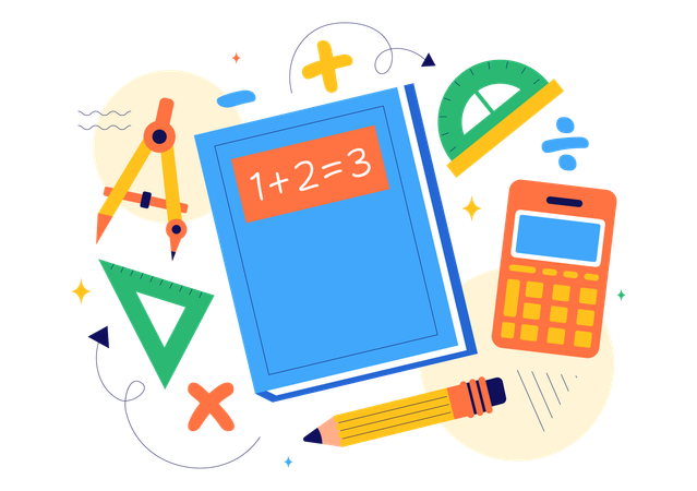 Mathematics Learning  Illustration