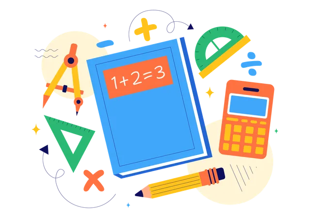 Mathematics Learning  Illustration