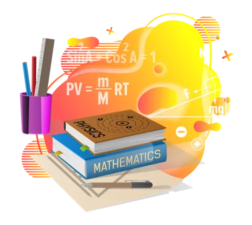 Mathematics study  Illustration