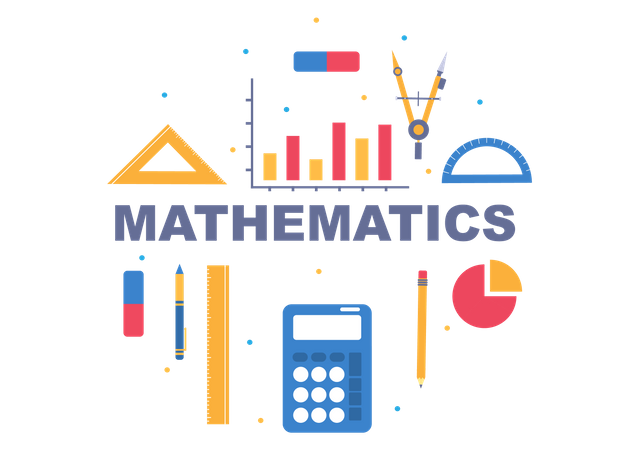 Mathematics things  Illustration