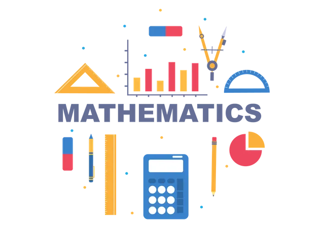 Mathematics things  Illustration